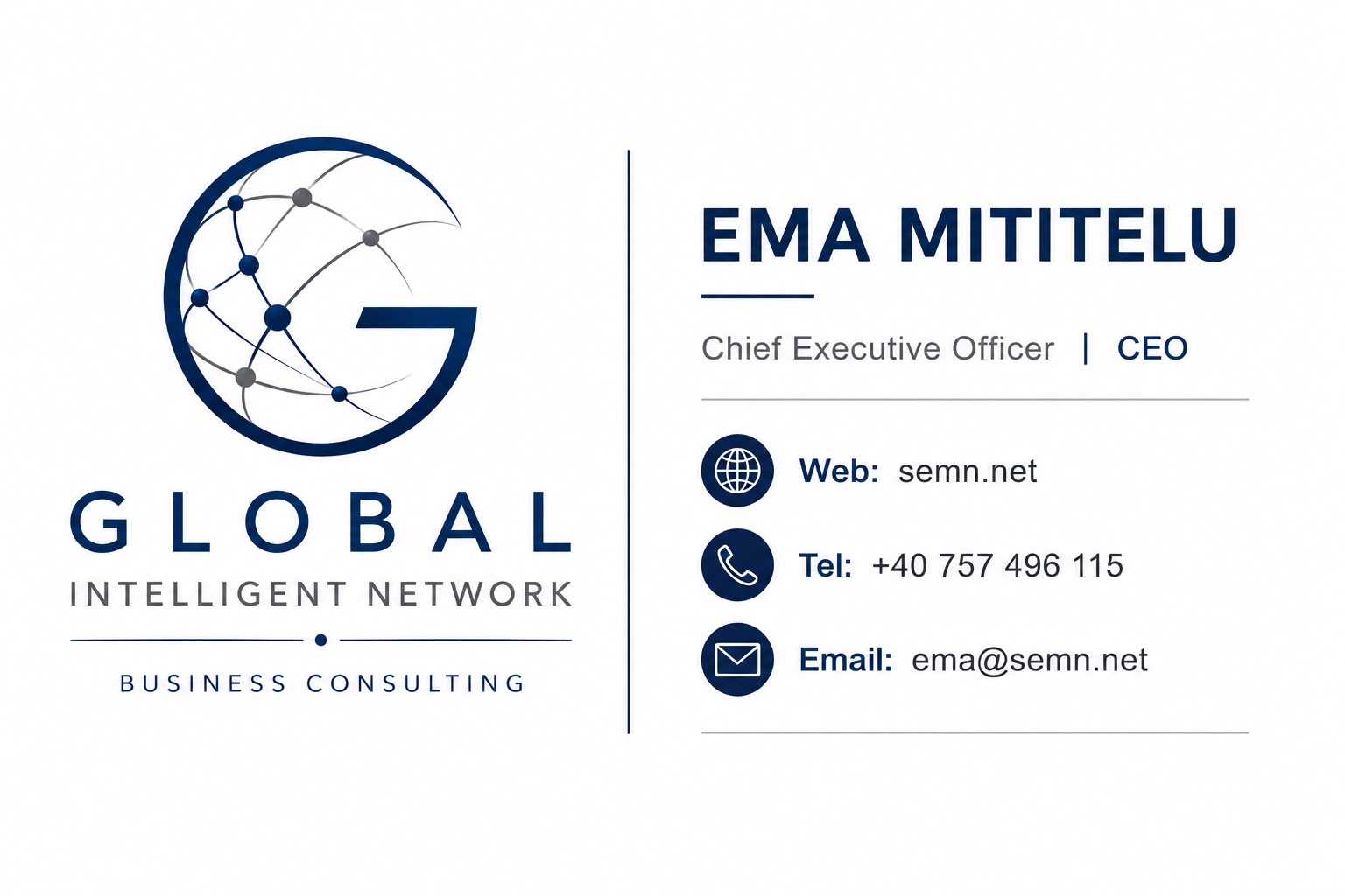 Ema Mititelu — Chief Executive Officer | CEO at Global Intelligent Network